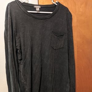 H&M Black Distressed Long Sleeve